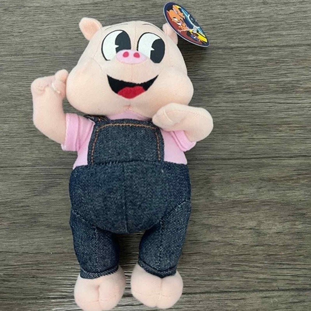 King Plush Porky Pig Plush 10"